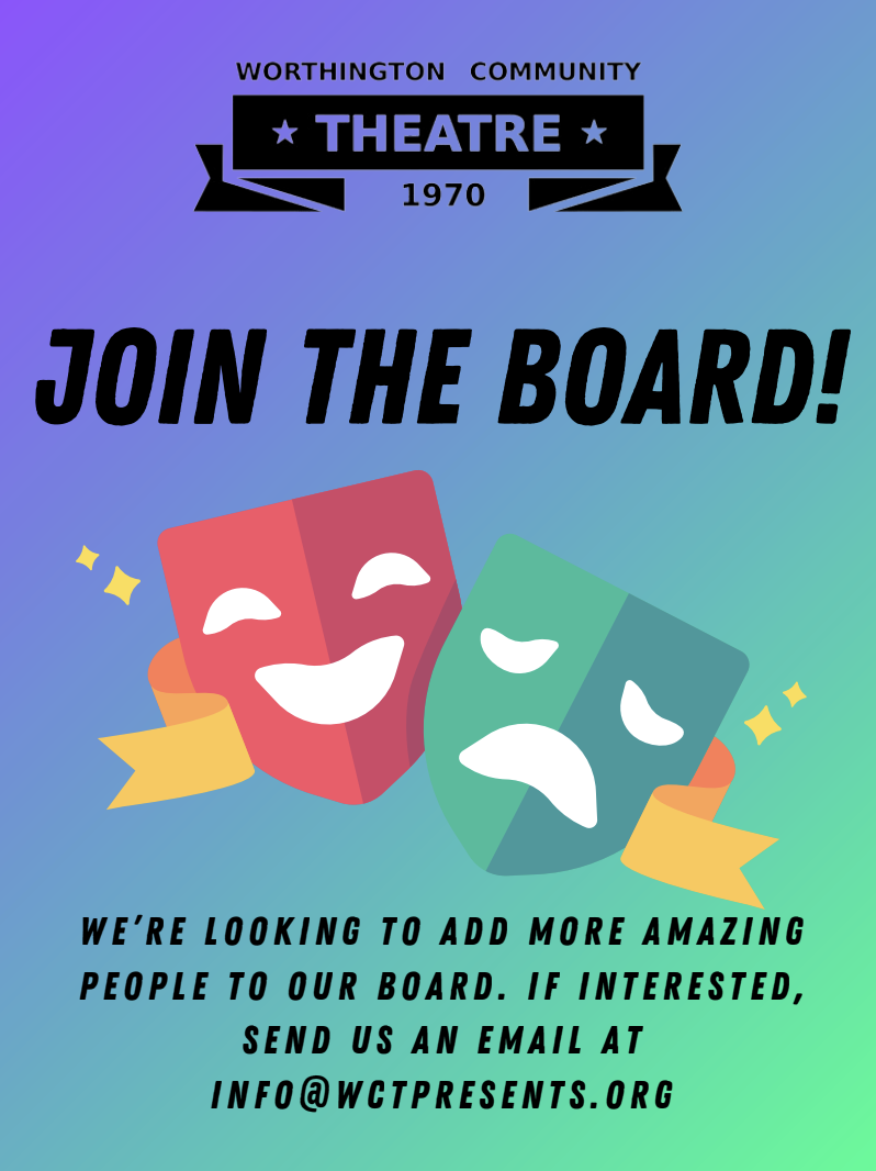 Join the Board - Worthington Community Theatre